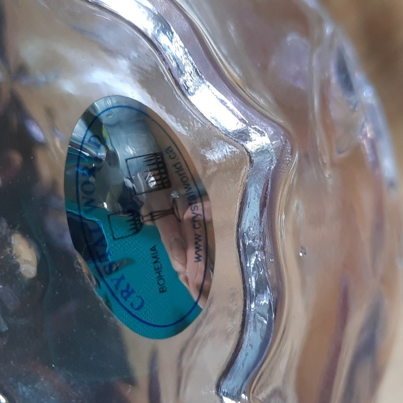 Bohemian Pink Crystal Covered Candy/Trinket Dish/Bowl - Picture 4 of 6